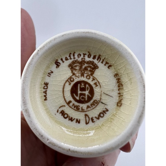 Vintage Crown Devon‎ Jonroth England Franklin D. Roosevelt Gold Rim Teacup - Picture 6 of 8